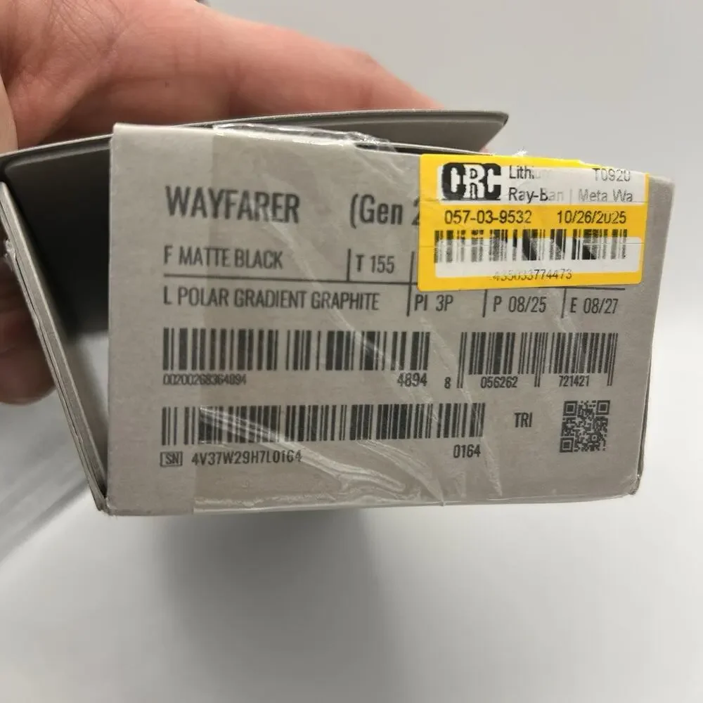 Ray-Ban | Meta (Gen 2)RW4012 Ray-Ban | Meta Wayfarer Polar Gradient Graphite New - Picture 8 of 11